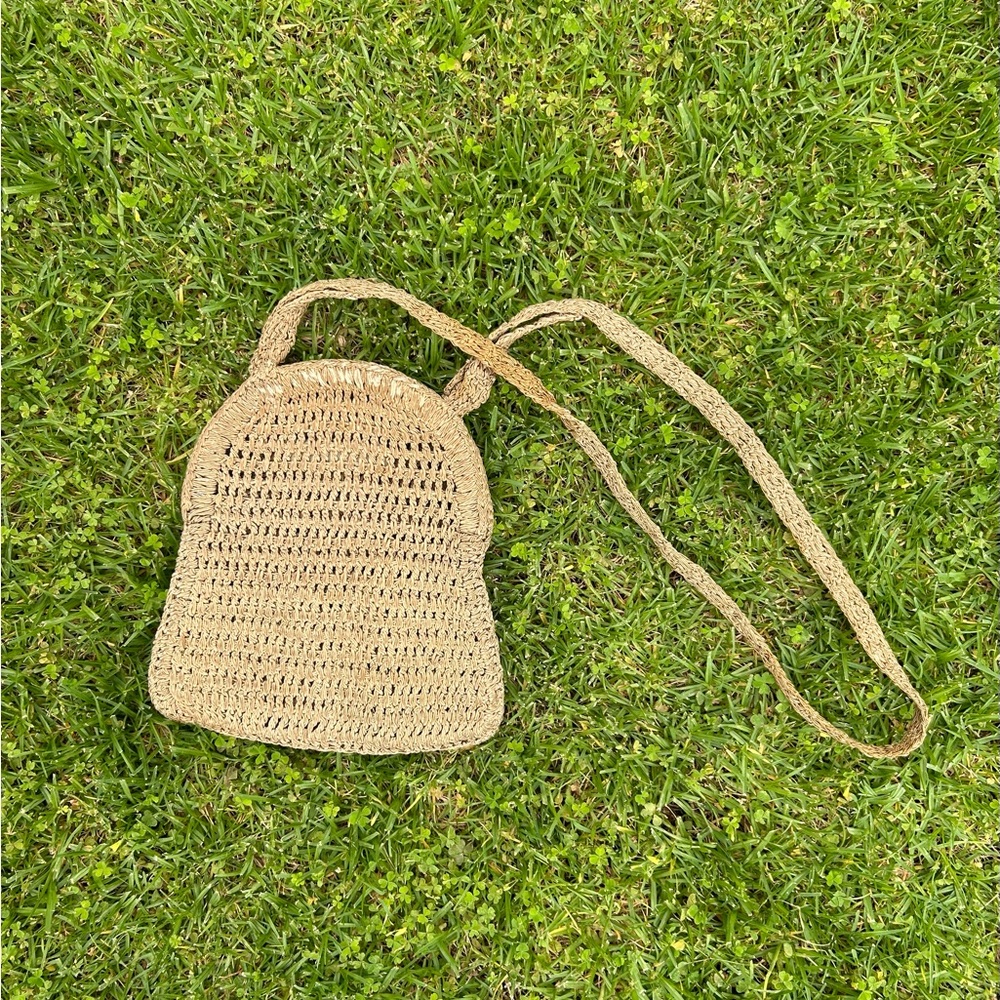 Vintage Carrie Forbes Crossbody Bag Neutrals Gold-Tone Hardware Single Shoulder